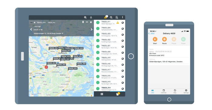 Mobile apps and interfaces